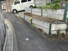 私道法面親杭打替え工事